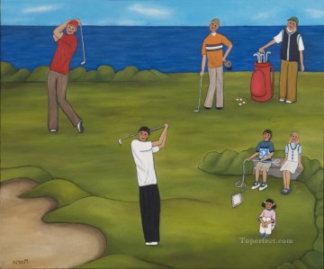 golf 13 impresionista Pinturas al óleo